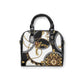 Golden Swirls Shoulder Handbag