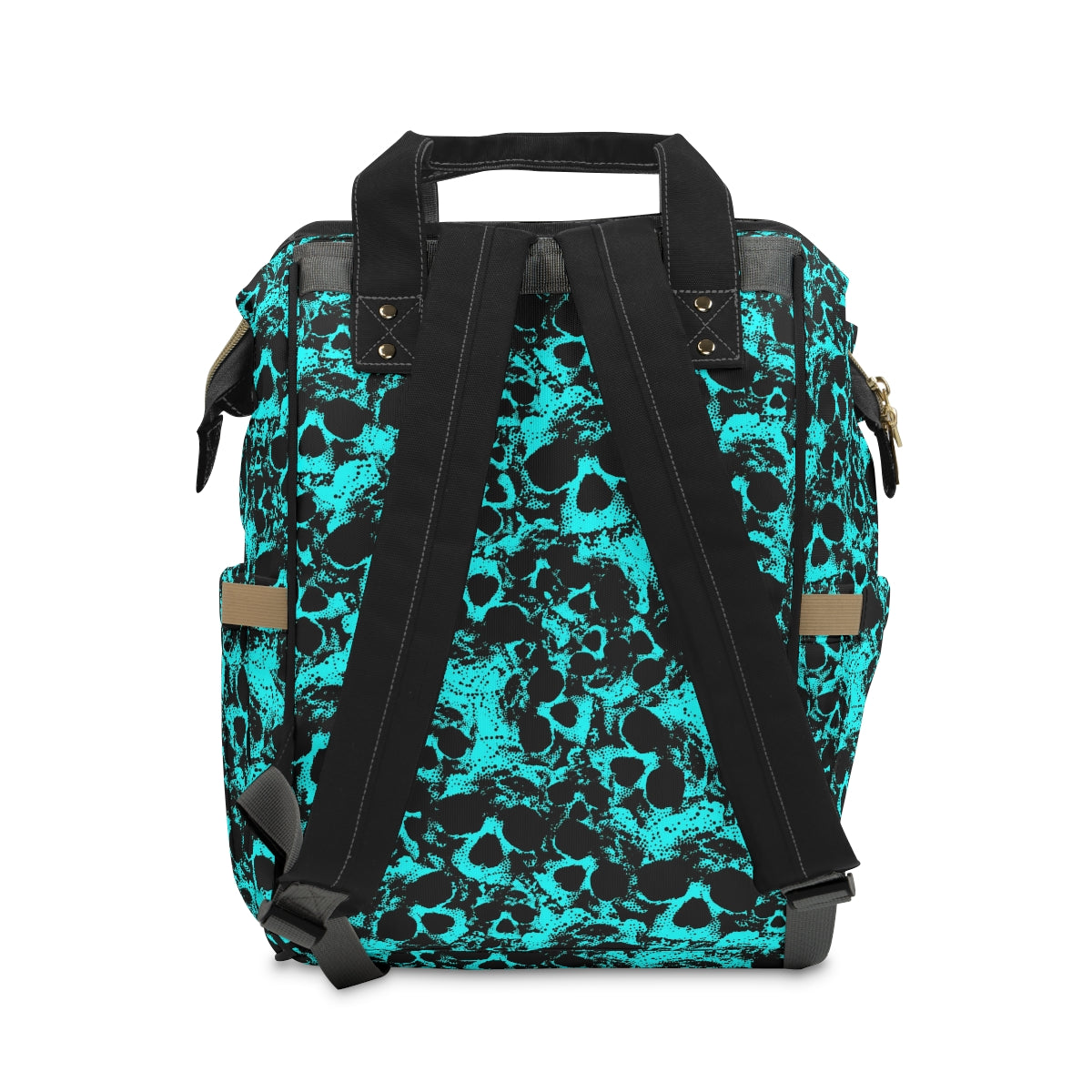 Light Blue Skull Gang Multifunctional Backpack