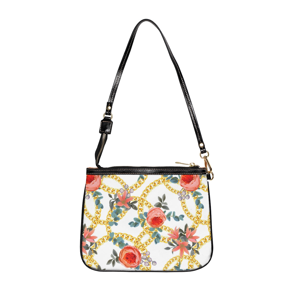 Royal Chains & Roses Small Shoulder Bag