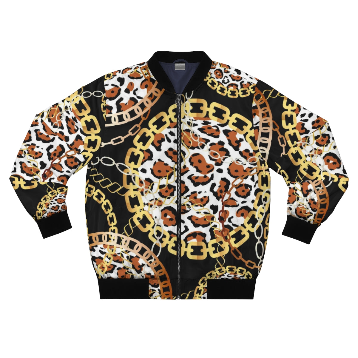 Bellafontes Animal Print Bomber Jacket