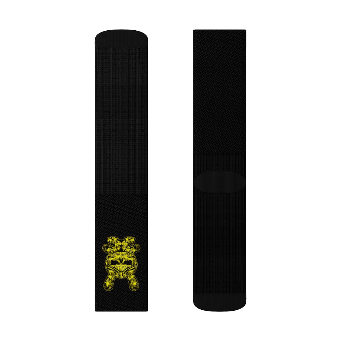 B RABB Black & Yellow Crew Socks