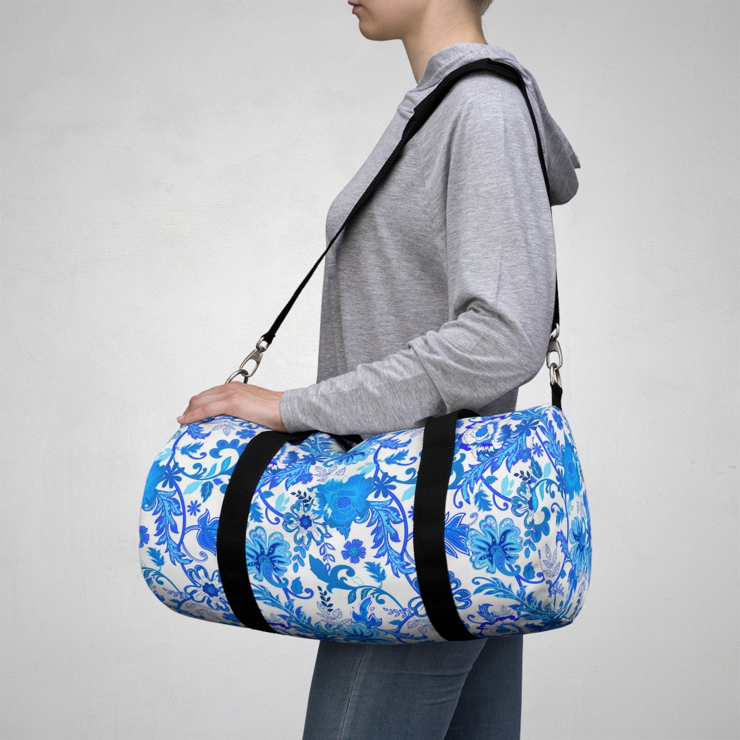 Colorful Floral Duffel Bag