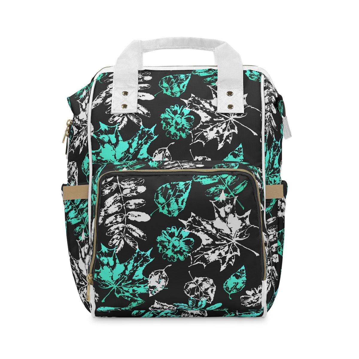 Colorful Autumn Leaves Multifunctional Backpack