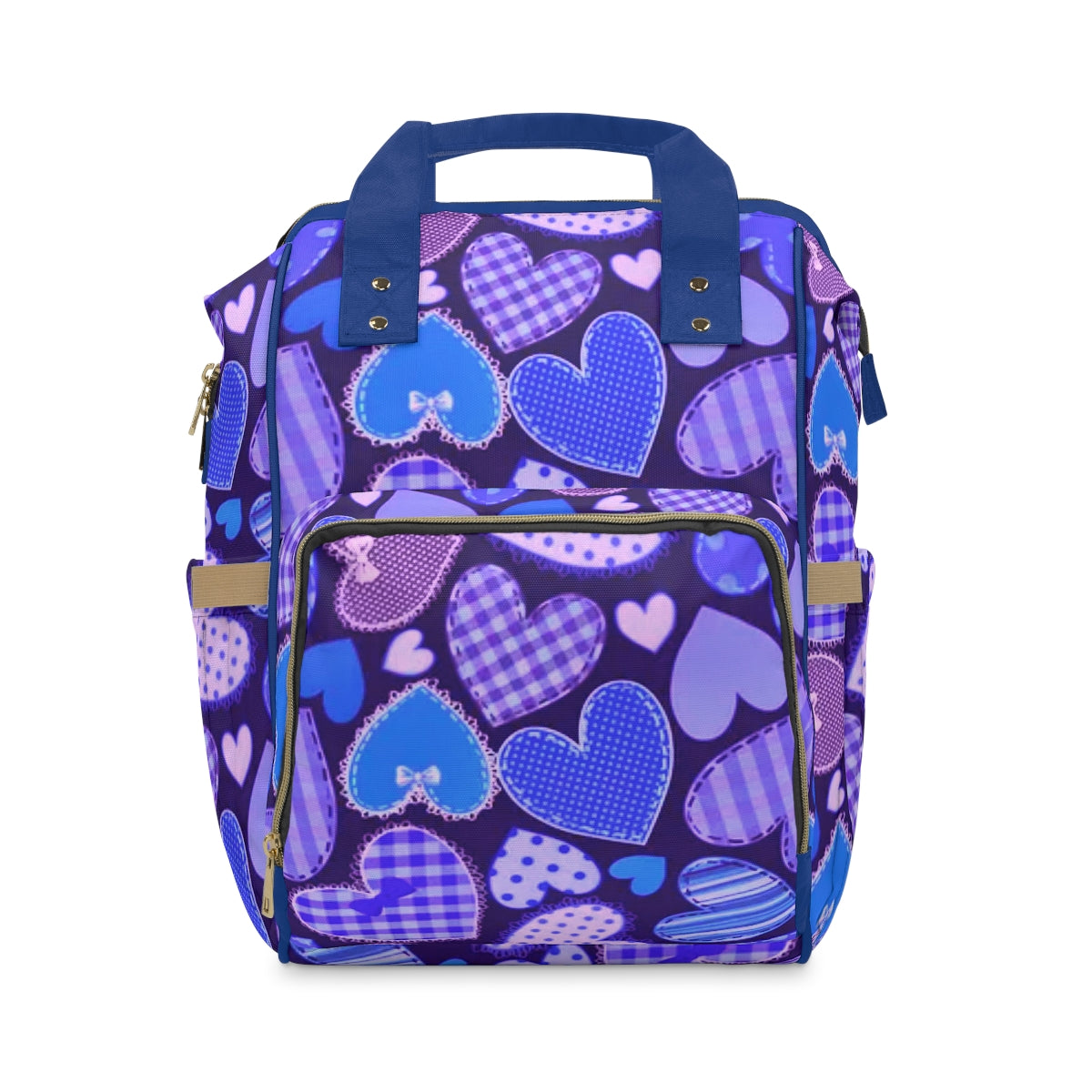 Cute Blue Hearts Multifunctional Backpack