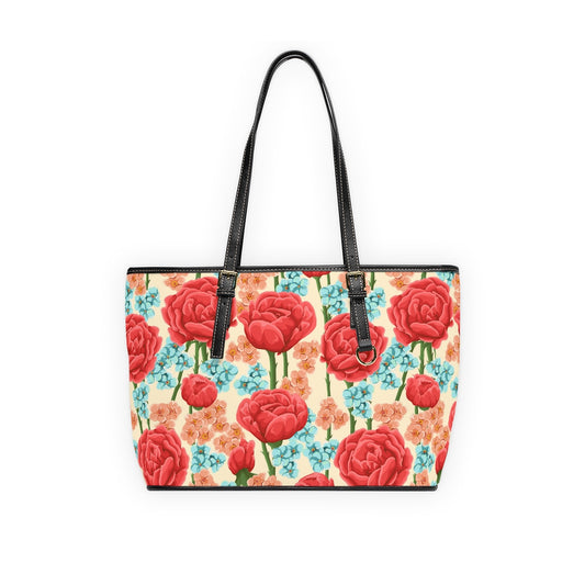 Beautiful Roses PU Leather Shoulder Bag