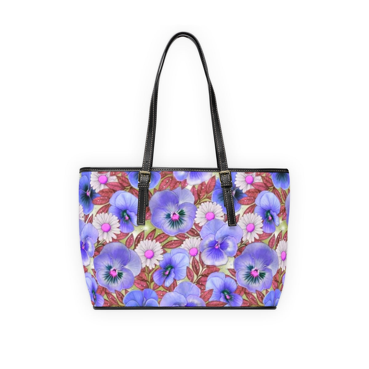 Cris'Sai's Pretty Little Flowers PU Leather Shoulder Bag