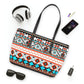 Ethnic Tribal PU Leather Shoulder Bag