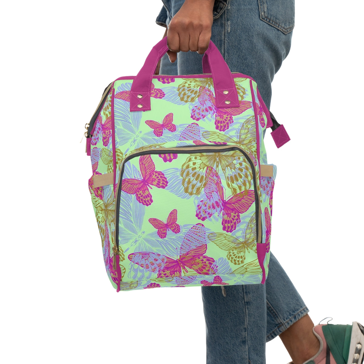 Colorful Butterflies Multifunctional Backpack