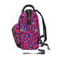 Colorful Geometric Multifunctional Backpack