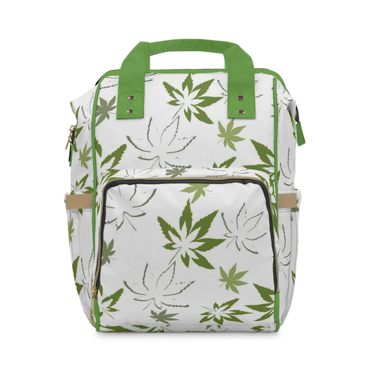 Colorful Pot Leaves Multifunctional Backpack