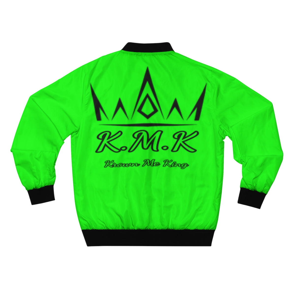 Krown Me King Men's Green Bomber Jacket