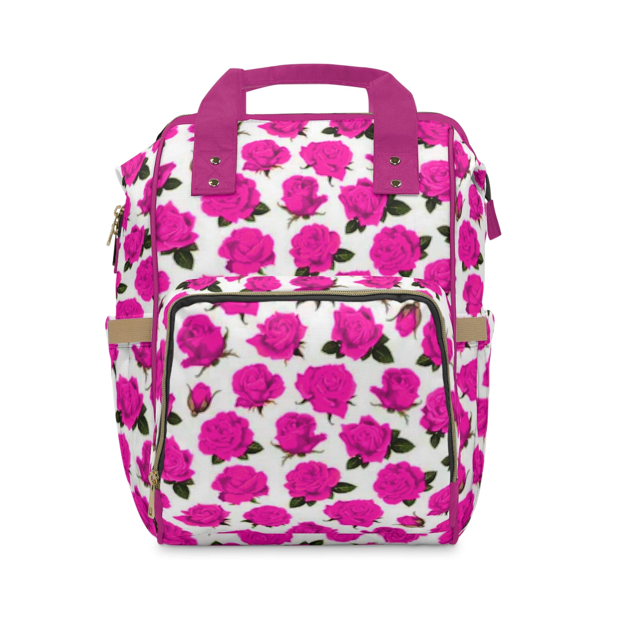 Pink Roses Multifunctional Backpack