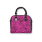 Cute Flower Pink & Black Shoulder Handbag