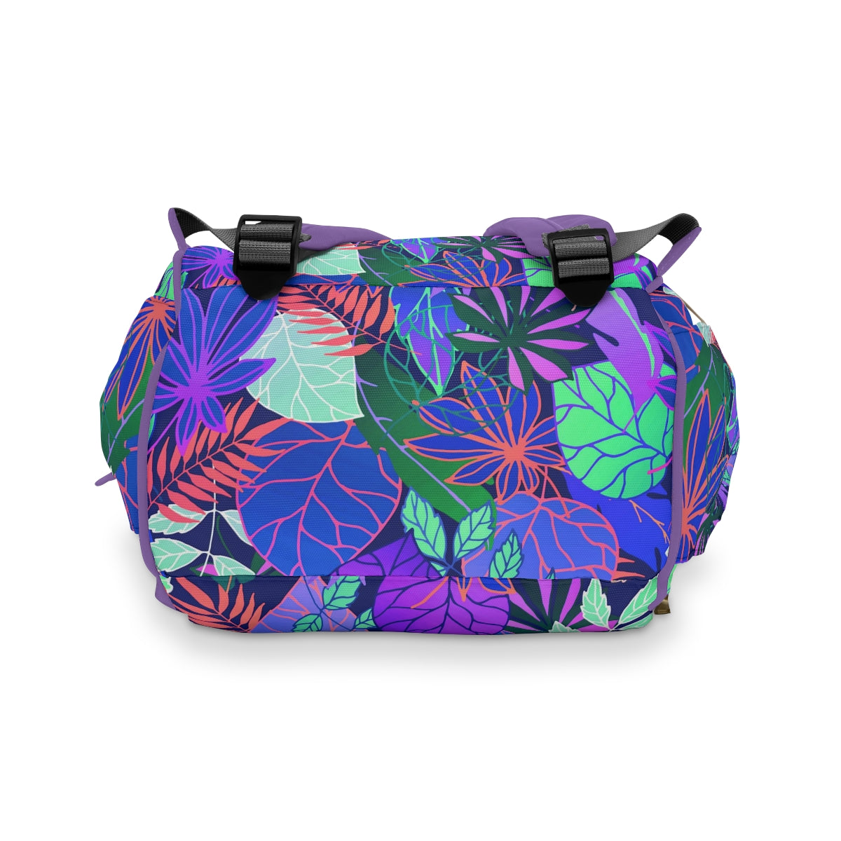 Neon Leaves Multifunctional Backpack