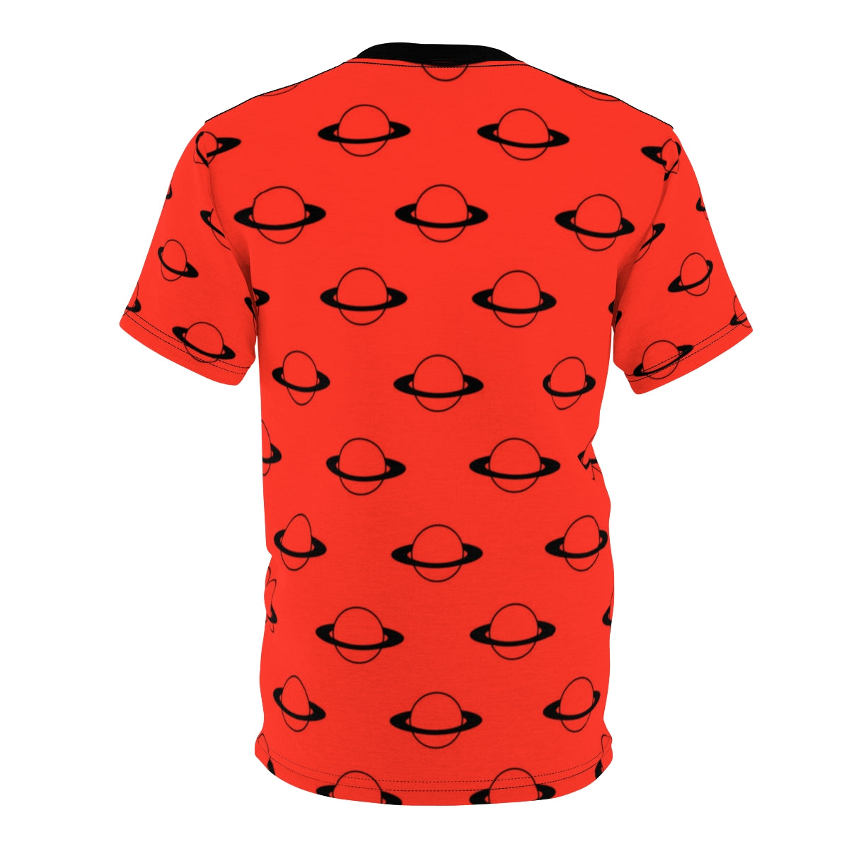 Red & Black Planet Cut & Sew Tee