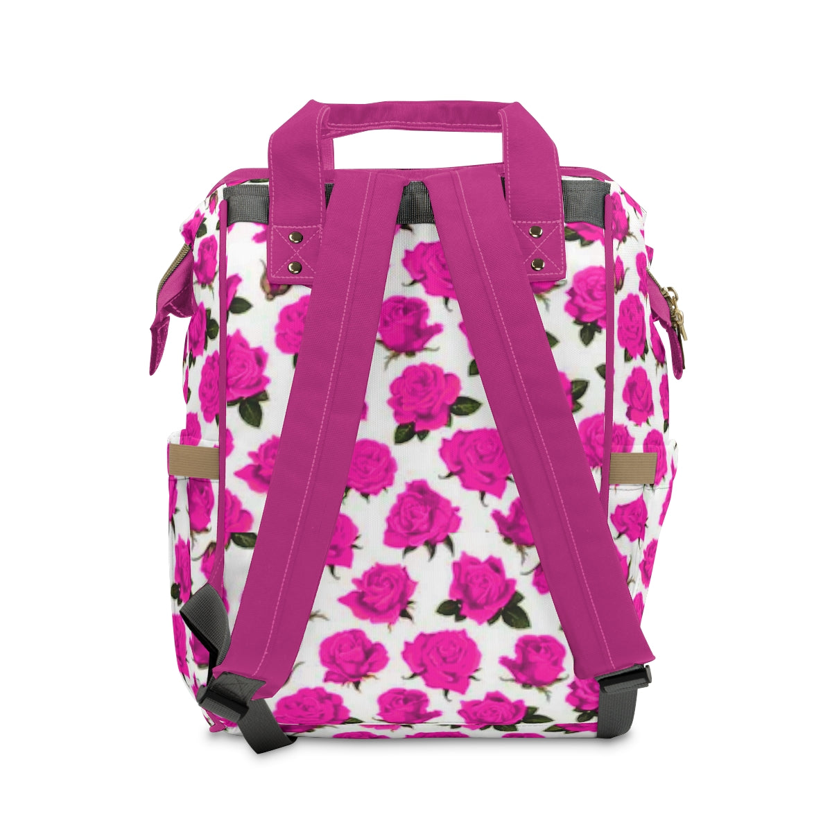 Pink Roses Multifunctional Backpack