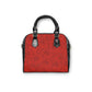 Red & Black Roses Shoulder Handbag