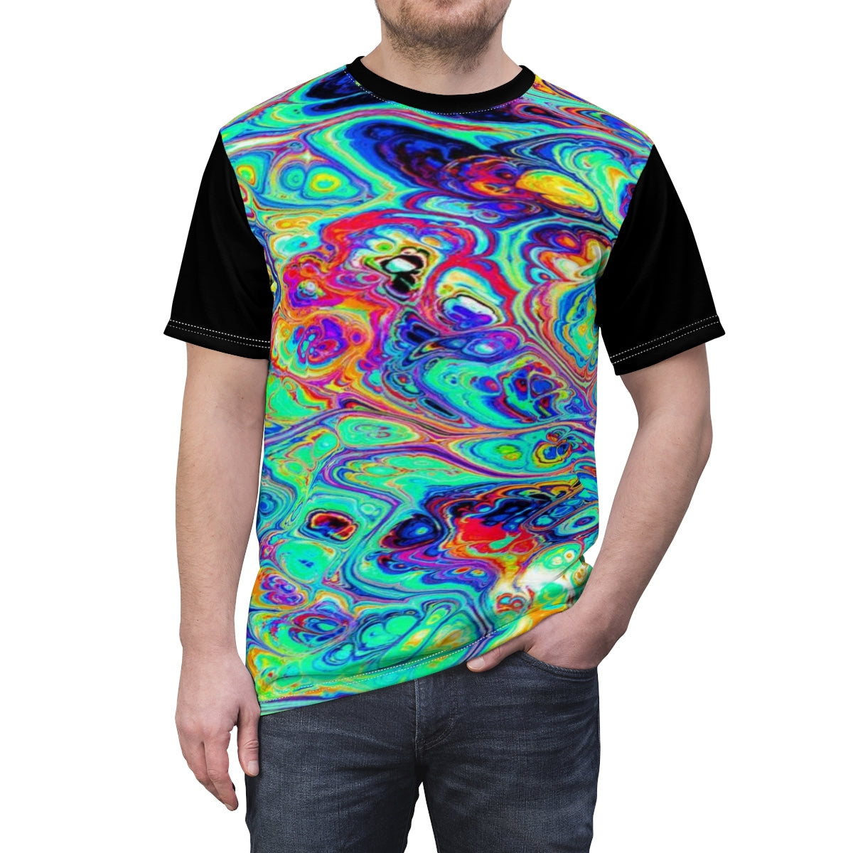 Trippy Cut & Sew Tee