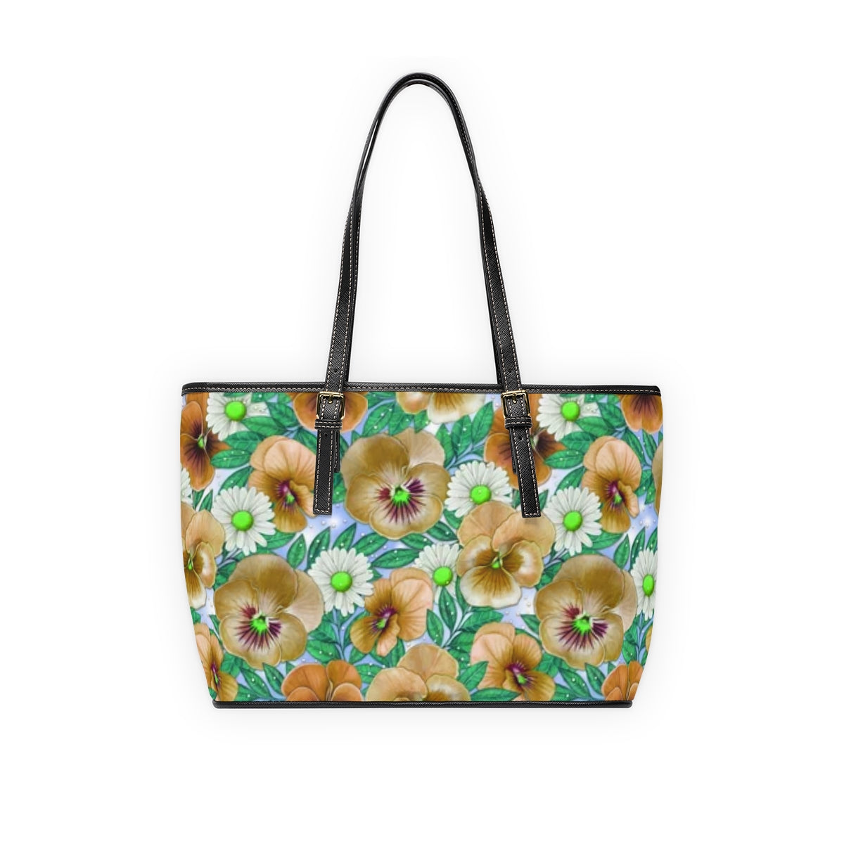 Cris'Sai's Pretty Little Flowers PU Leather Shoulder Bag