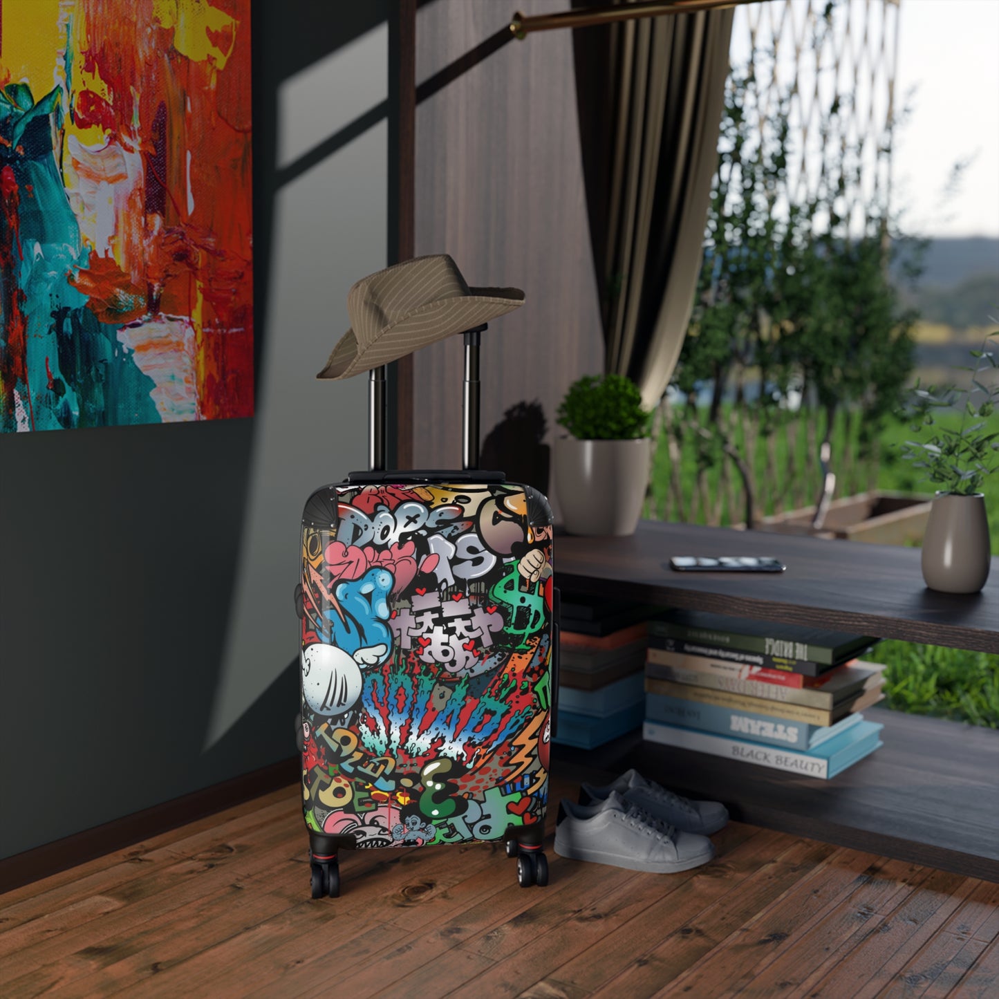 Graffiti Style Cabin Suitcase