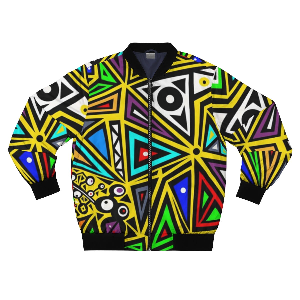 Abstract Bomber Jacket