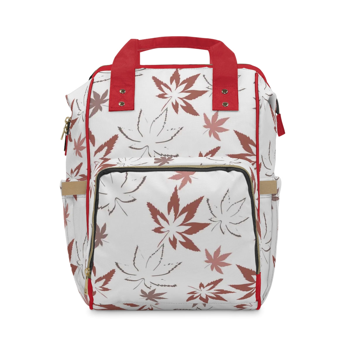 Colorful Pot Leaves Multifunctional Backpack