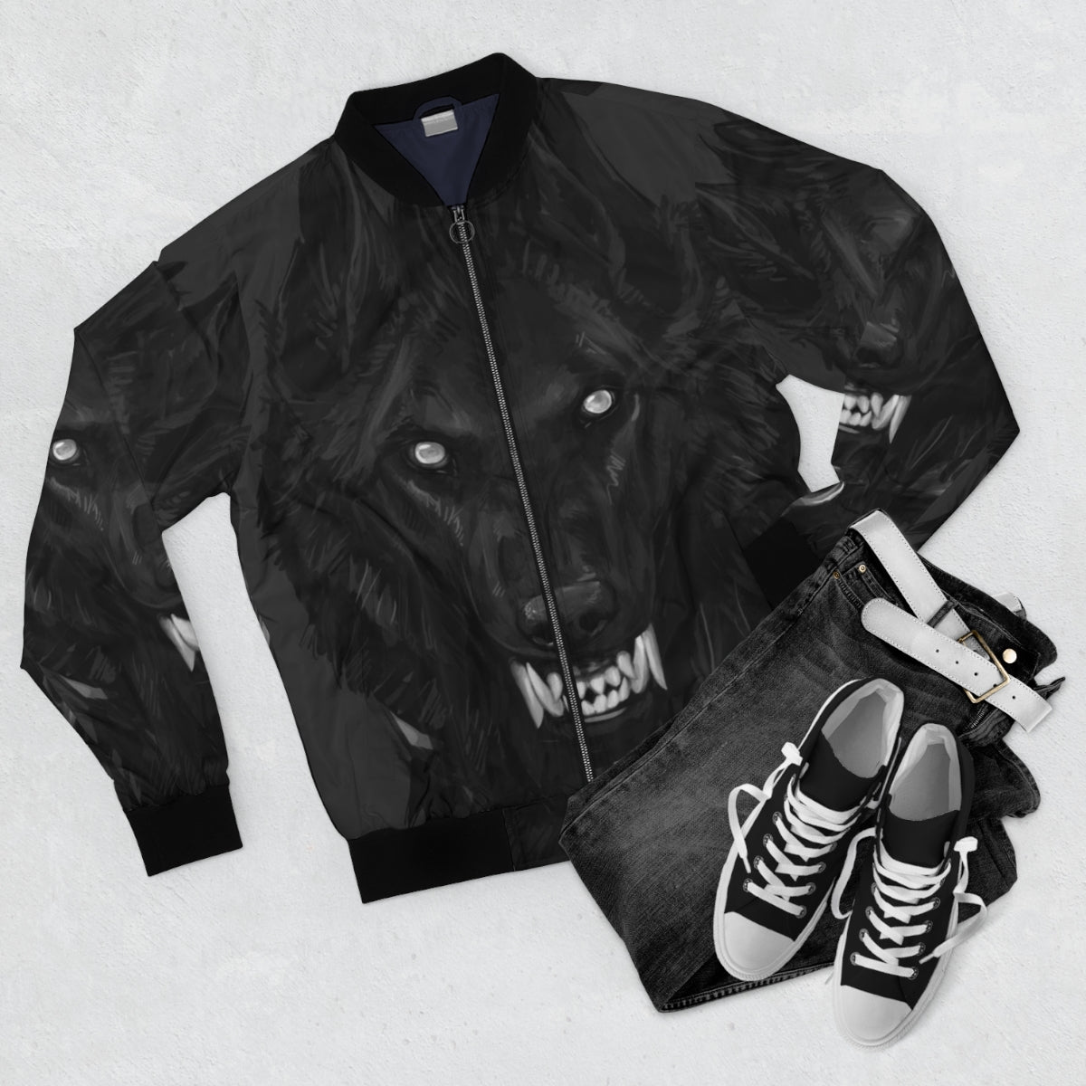 Wolf Bomber Jacket