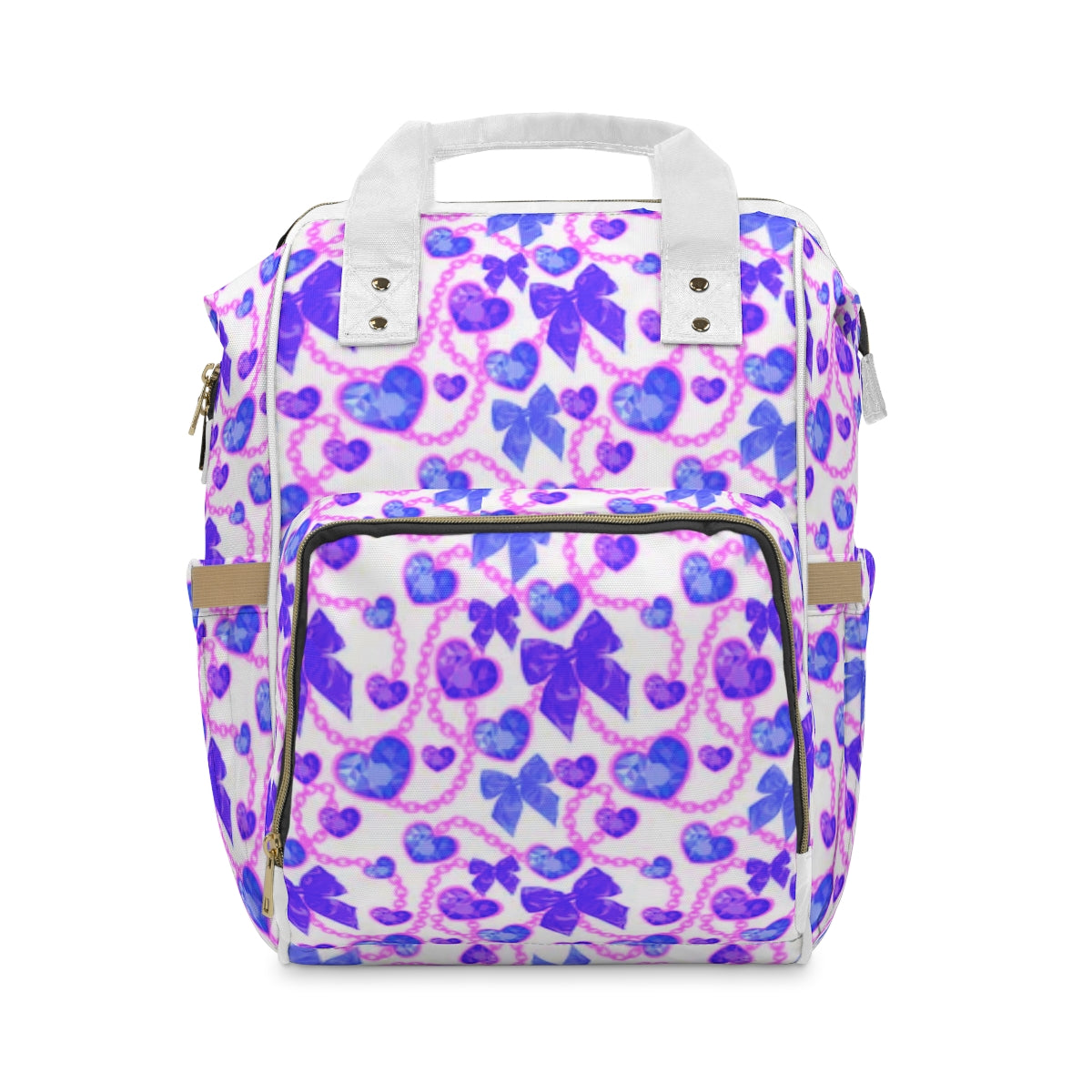 Purple Hearts & Bowes Multifunctional Backpack