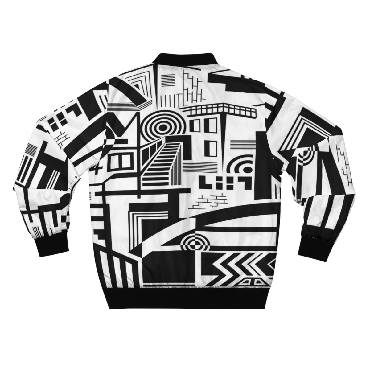 Abstract Bomber Jacket