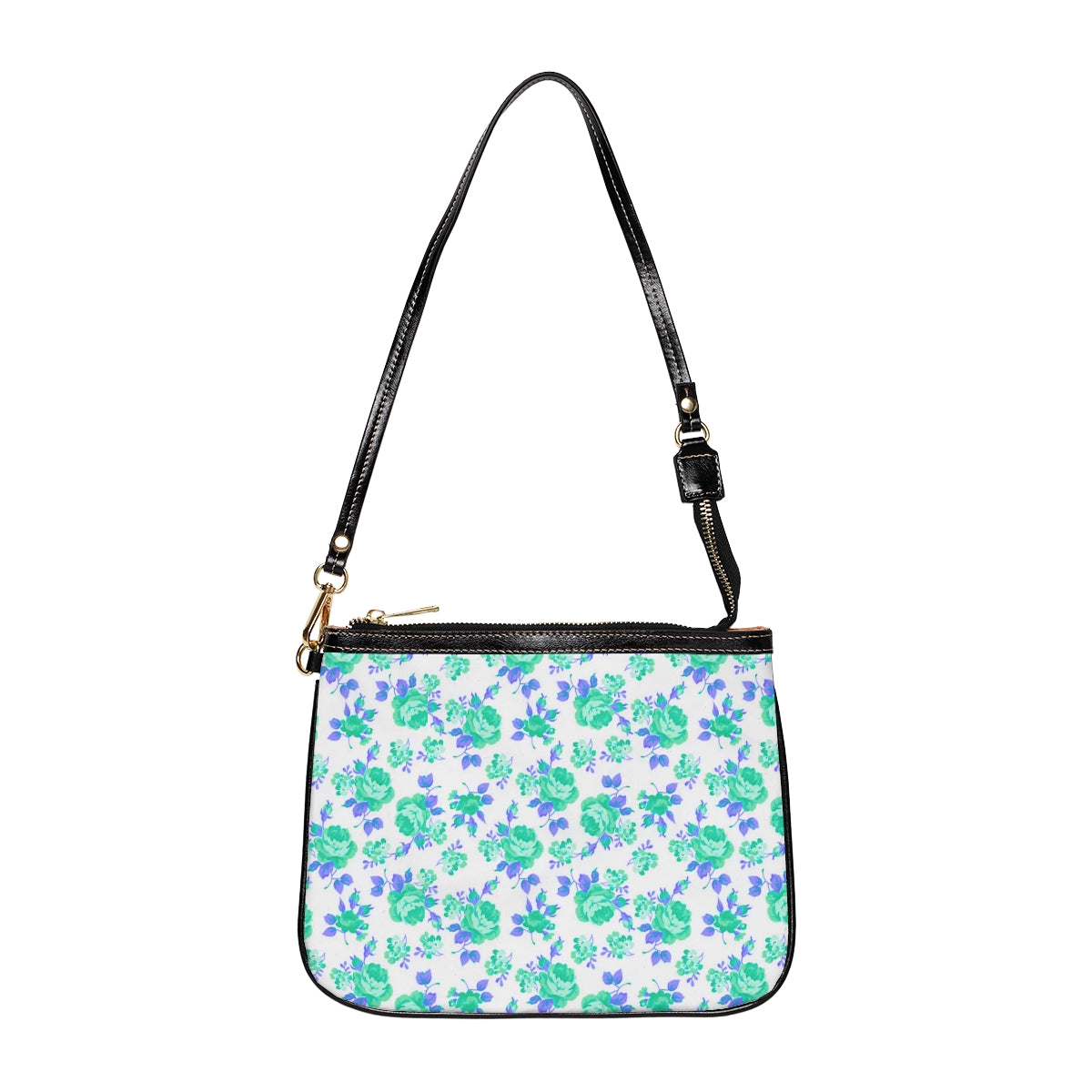 Beautiful Blue Roses Small Shoulder Bag