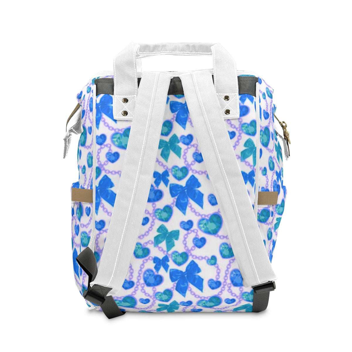 Blue Hearts & Bowes Multifunctional Backpack