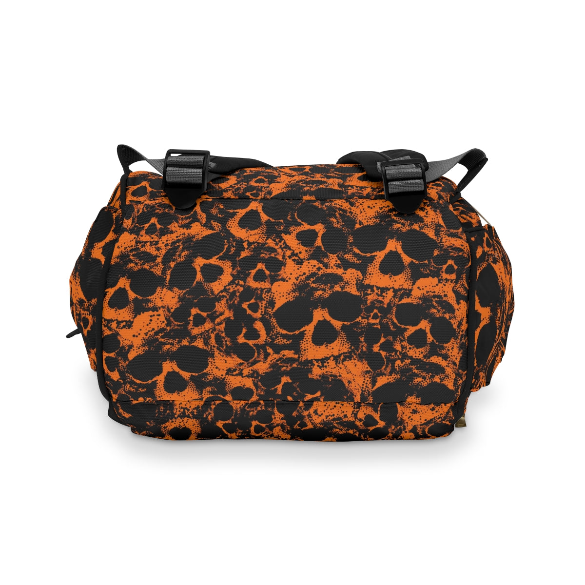 Orange Skull Gang Multifunctional Backpack