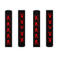 Play Boy Black & Red Crew Socks