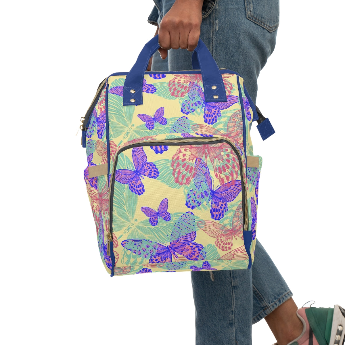 Colorful Butterflies Multifunctional Backpack