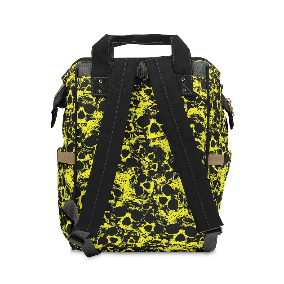 Yellow Skull Gang Multifunctional Backpack