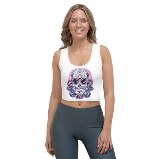 Skulls & Roses Crop Top