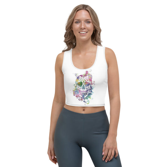 Skulls & Roses Crop Top