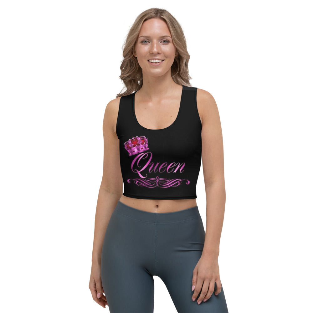 Krown Me Queen in Pink Crop Top