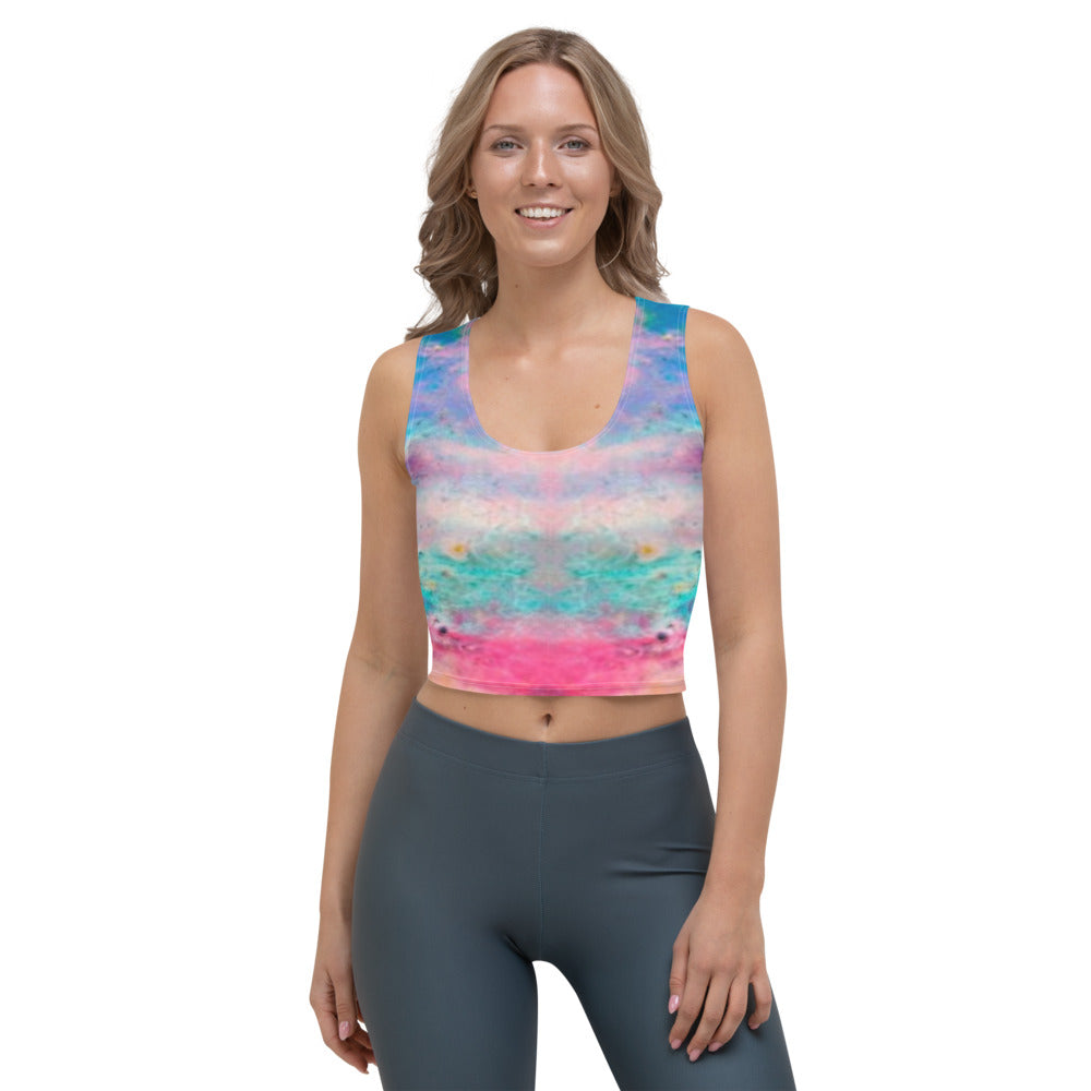 Work Of Art Colorful Crop Top