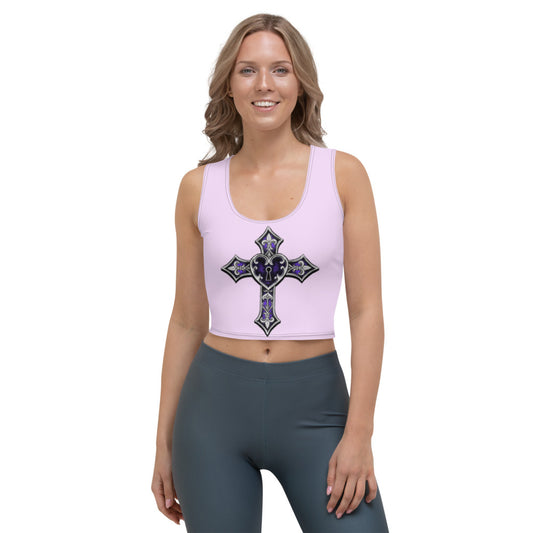 Heart & Cross Crop Top