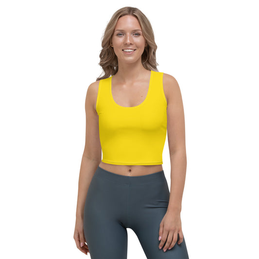 Yellow Crop Top