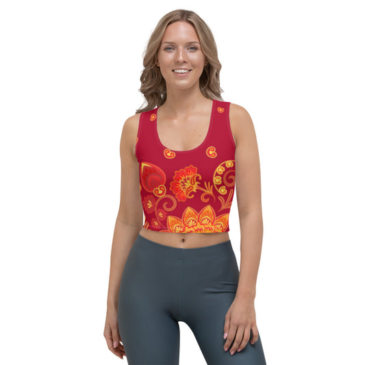 Cris'Sai's Pretty Little Flowers Crop Top