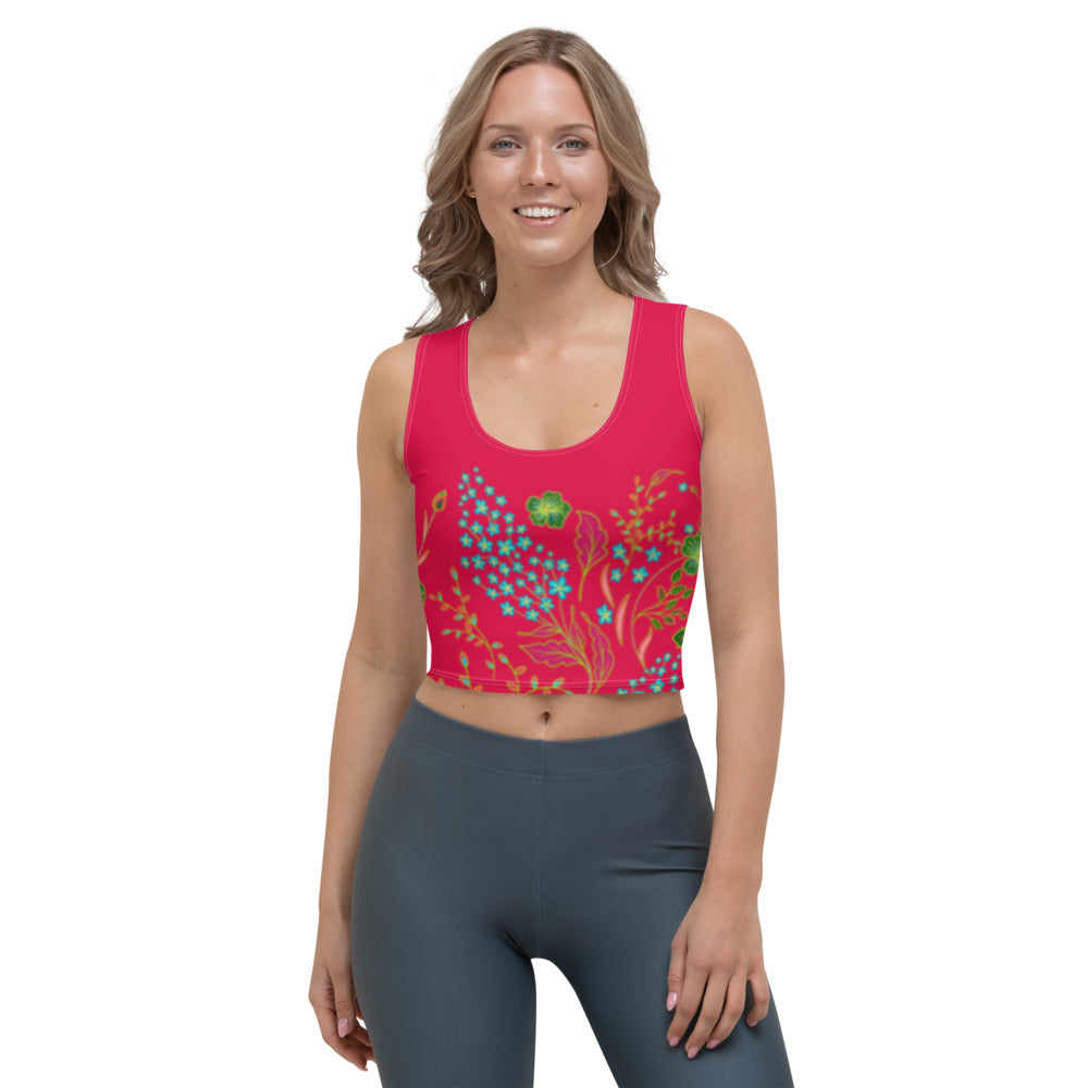 Cris'Sai's Pretty Little Flowers Crop Top