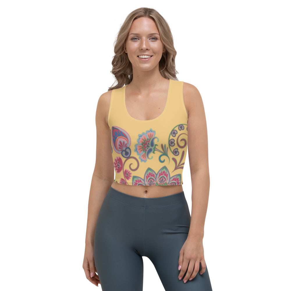 Cris'Sai's Pretty Little Flowers Crop Top