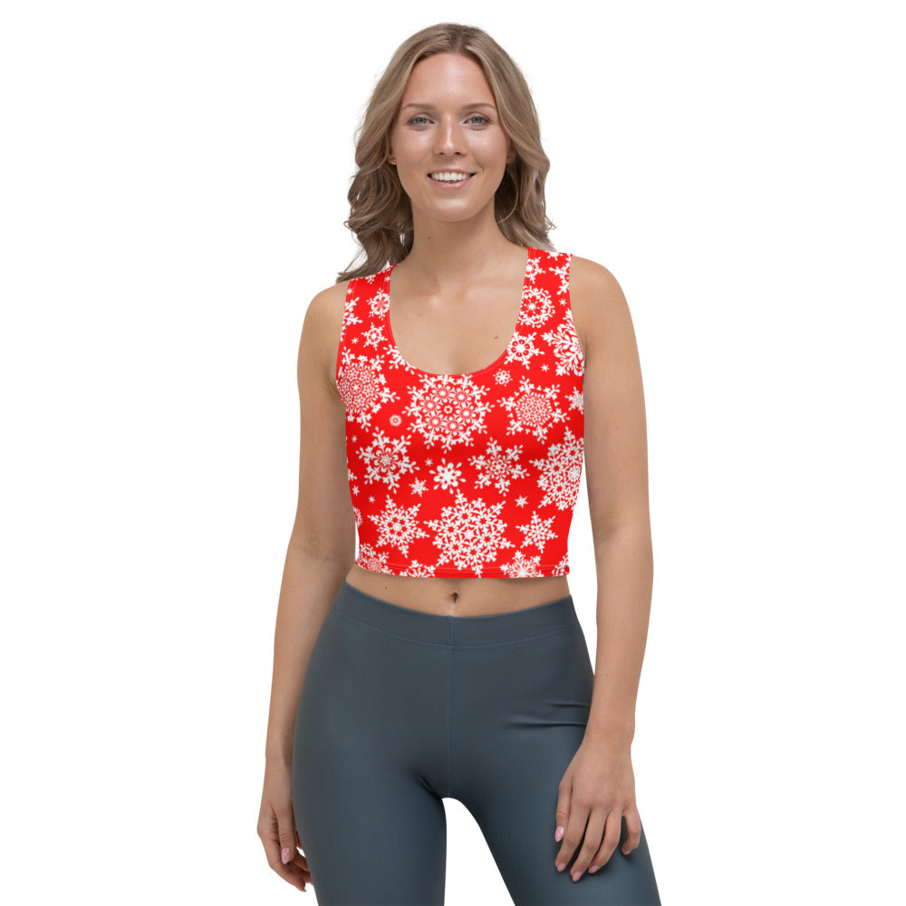 Snow Flake Crop Top