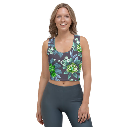 Tropical Flowers Crop Top