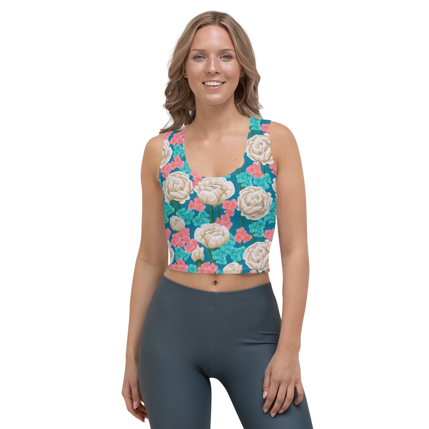 Beautiful Roses Crop Top