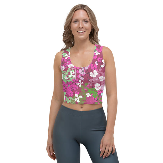 Colorful Flowers Crop Top