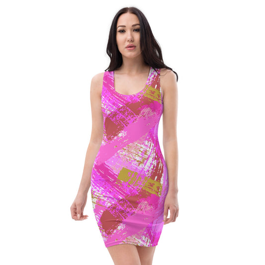 Colorful Work Of Art Dress