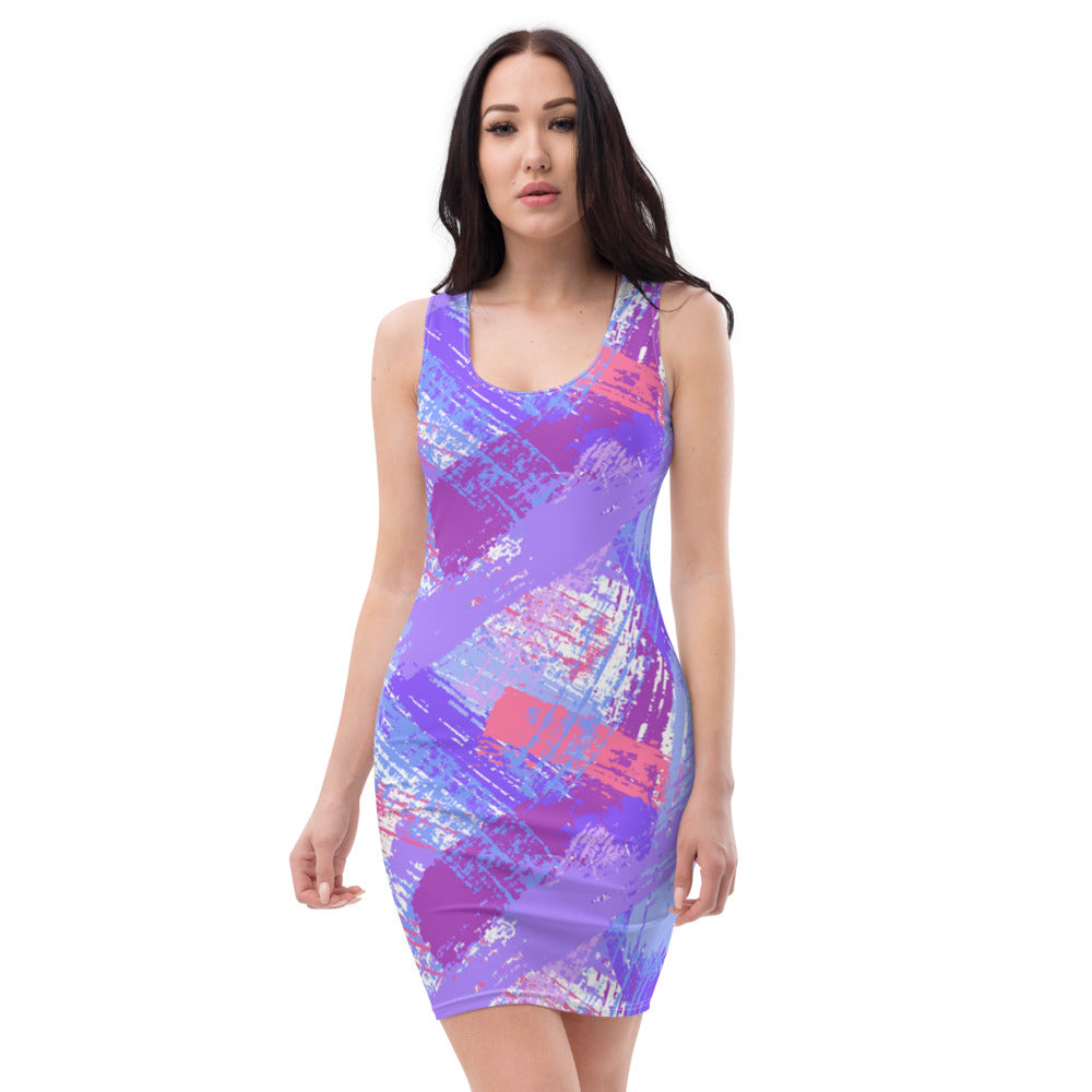 Colorful Work Of Art Dress